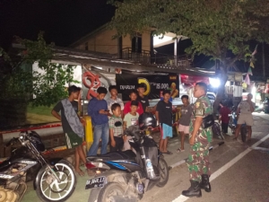 Serda Hendry N Laksanakan Patroli Wilayah, Wujudkan Lingkungan Aman di Poto Tano