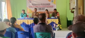 Babinsa Lio Timur Dukung Perencanaan Pembangunan Kelurahan Watuneso TA 2027