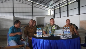 Sinergi TNI dan Pemda, Pembangunan Koperasi Merah Putih Wae Kelambu Dipacu
