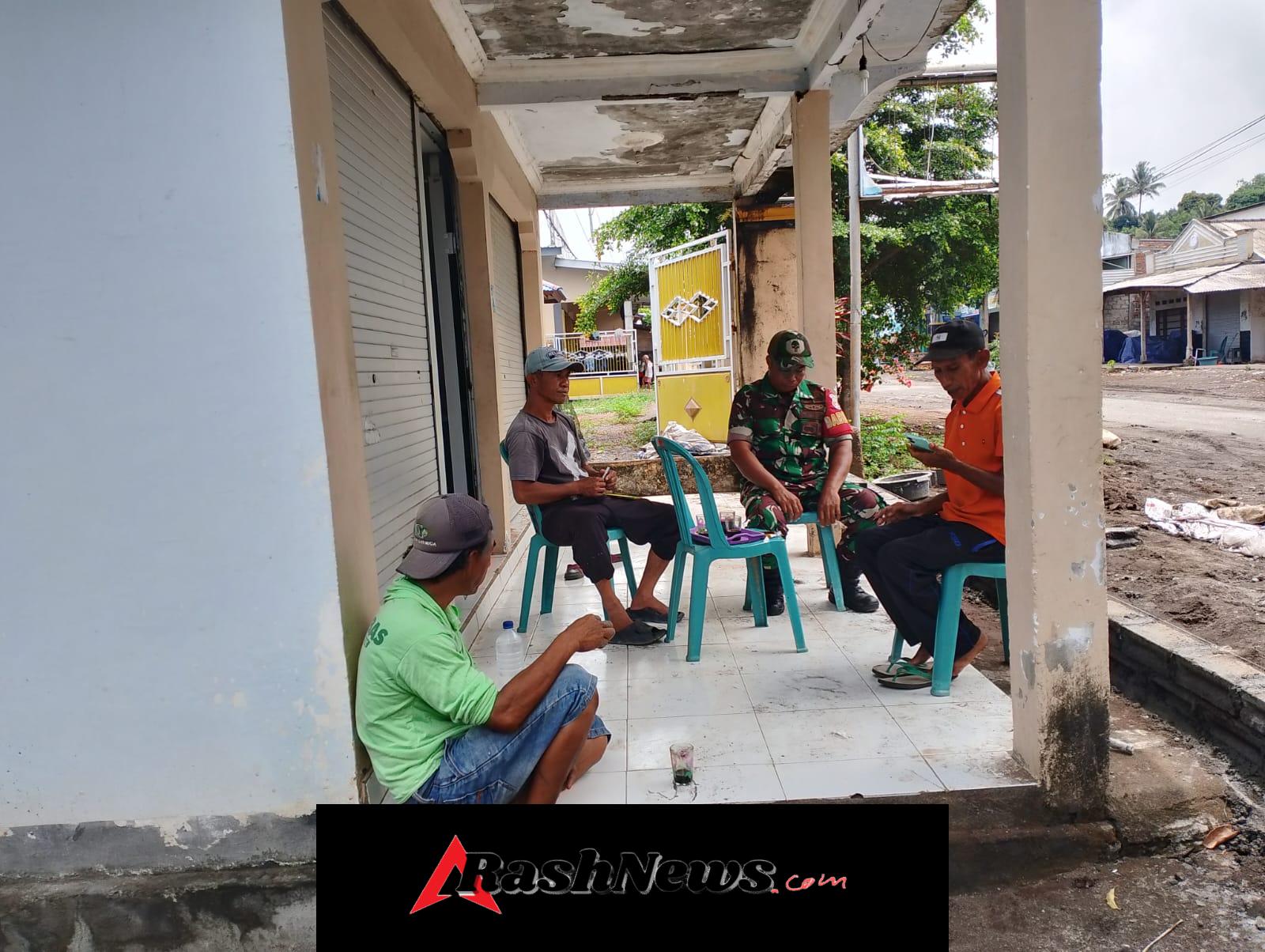 Koramil 1614-05/Pekat Perkuat Kewaspadaan Warga Hadapi Cuaca Ekstrem