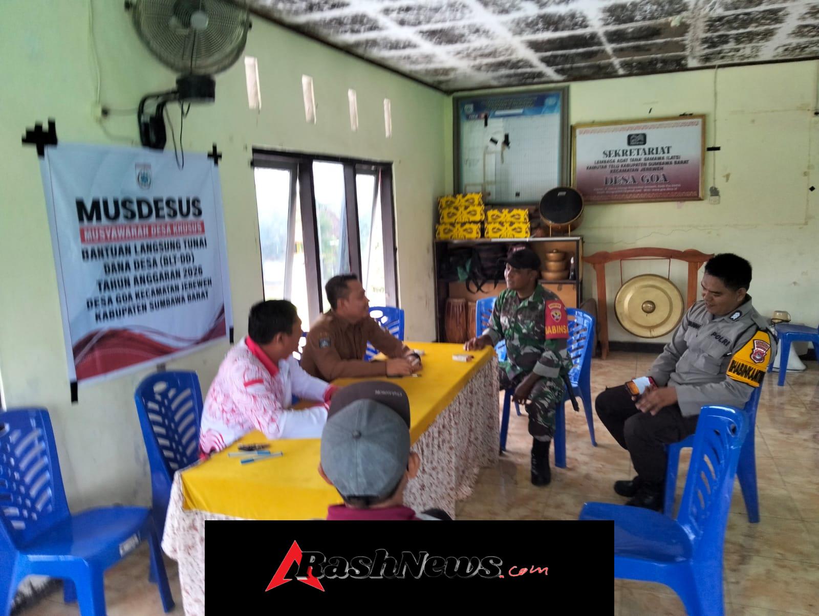 Babinsa Koramil 1628-05/Jereweh Selesaikan Permasalahan Warga secara Musyawarah