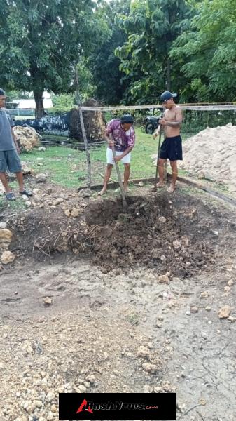 Babinsa Batutua Laksanakan Monitoring Kegiatan Konstruksi KDKMP