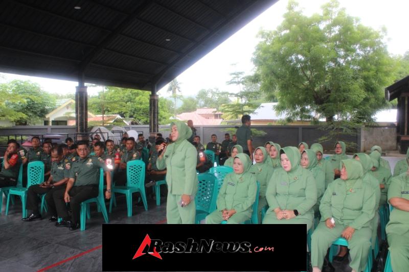 Anggota Kodim dan Persit Aktif Ajukan Pertanyaan Saat Penyuluhan Kesehatan