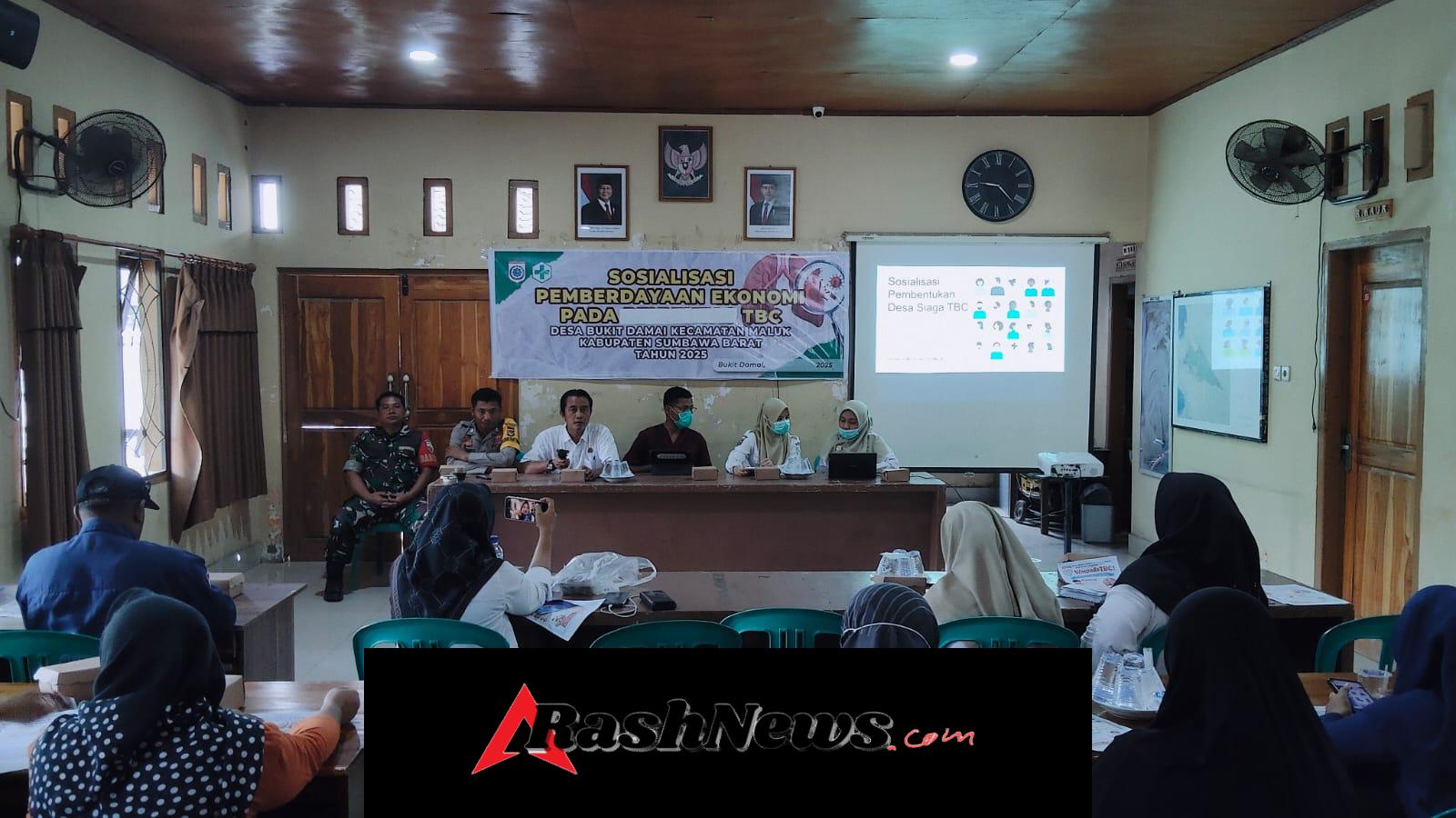 Sinergi TNI, Puskesmas, dan Desa Bukit Damai Bentuk Desa Siaga TBC