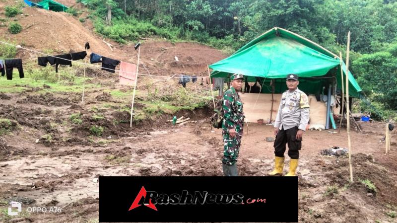 Sinergi TNI–Polri dan Pemdes Seloto Cek Lokasi Tambang Emas Ilegal di Rau Urung