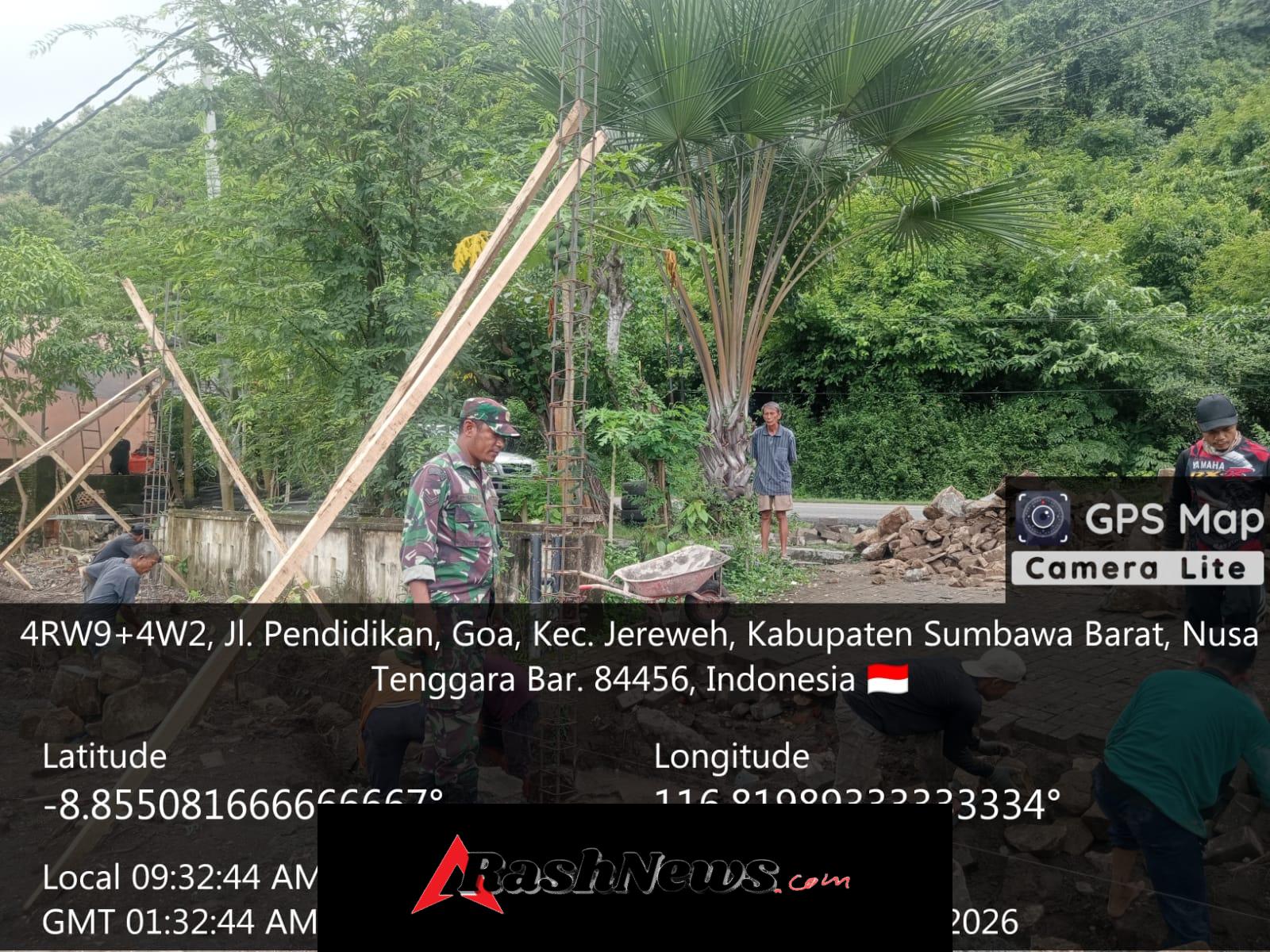TNI Hadir Awasi Koperasi Merah Putih di Wilayah Desa Dasan Anyar