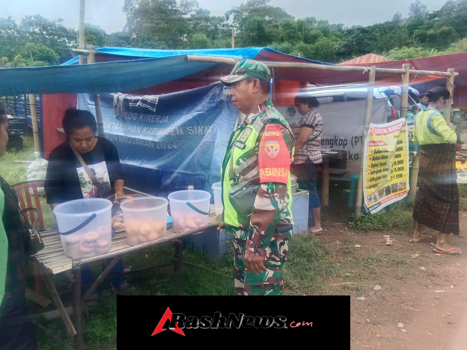 Monitoring Keamanan Wilayah, Babinsa Koramil Maurole Jaga Stabilitas di Desa Detukeli