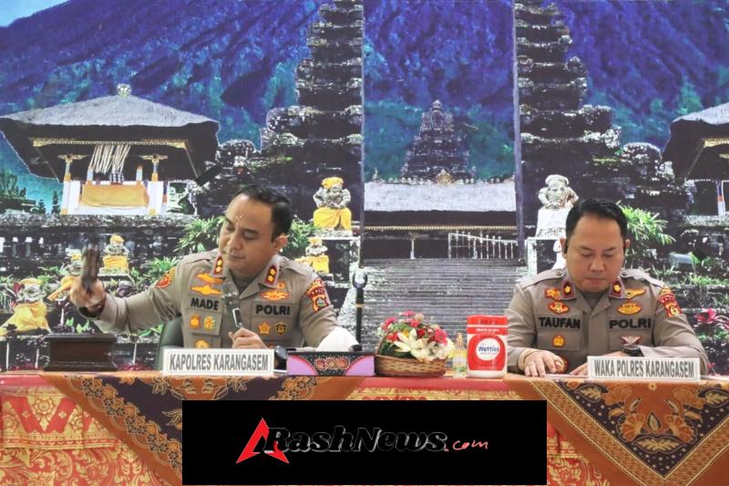 Wujudkan Kamseltibcarlantas Jelang Idul Fitri 1447 H, Polres Karangasem Gelar Lat Pra Ops Keselamatan Agung 2026