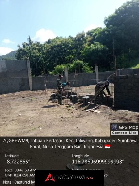 Dukung Pembangunan Desa, Babinsa Koramil Taliwang Laksanakan Pendampingan KDKMP