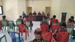 Perkuat Sinergi Lintas Sektor, Babinsa Ikuti Rapat Koordinasi Kecamatan Rote Tengah