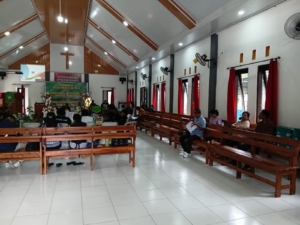 Babinsa Hadir Jaga Kondusivitas Persidangan Gerejawi di Kecamatan Lobalain