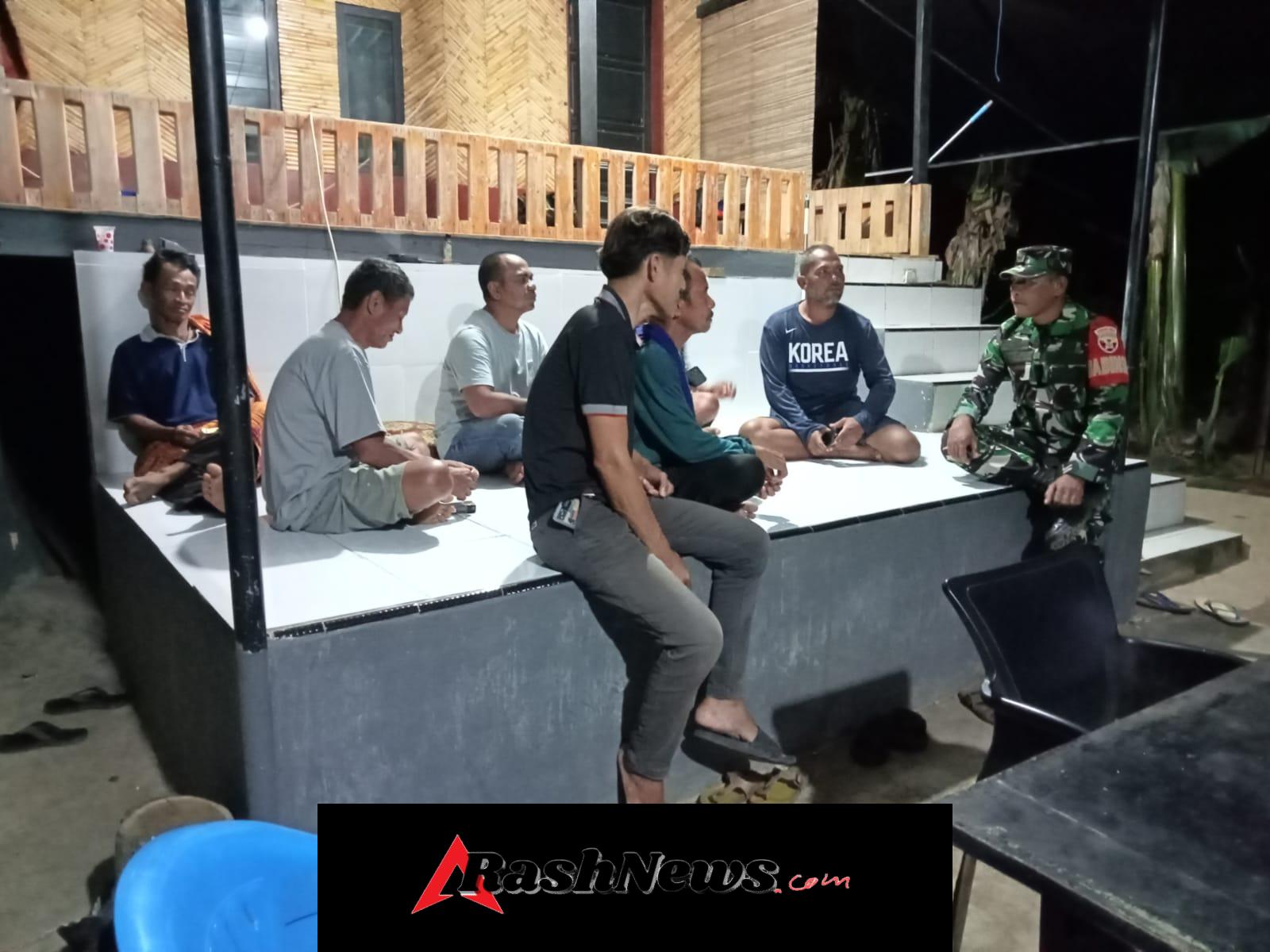 Sertu Hermansyah Ingatkan Warga Nipa Terus Waspada dan Tertib Berkendara