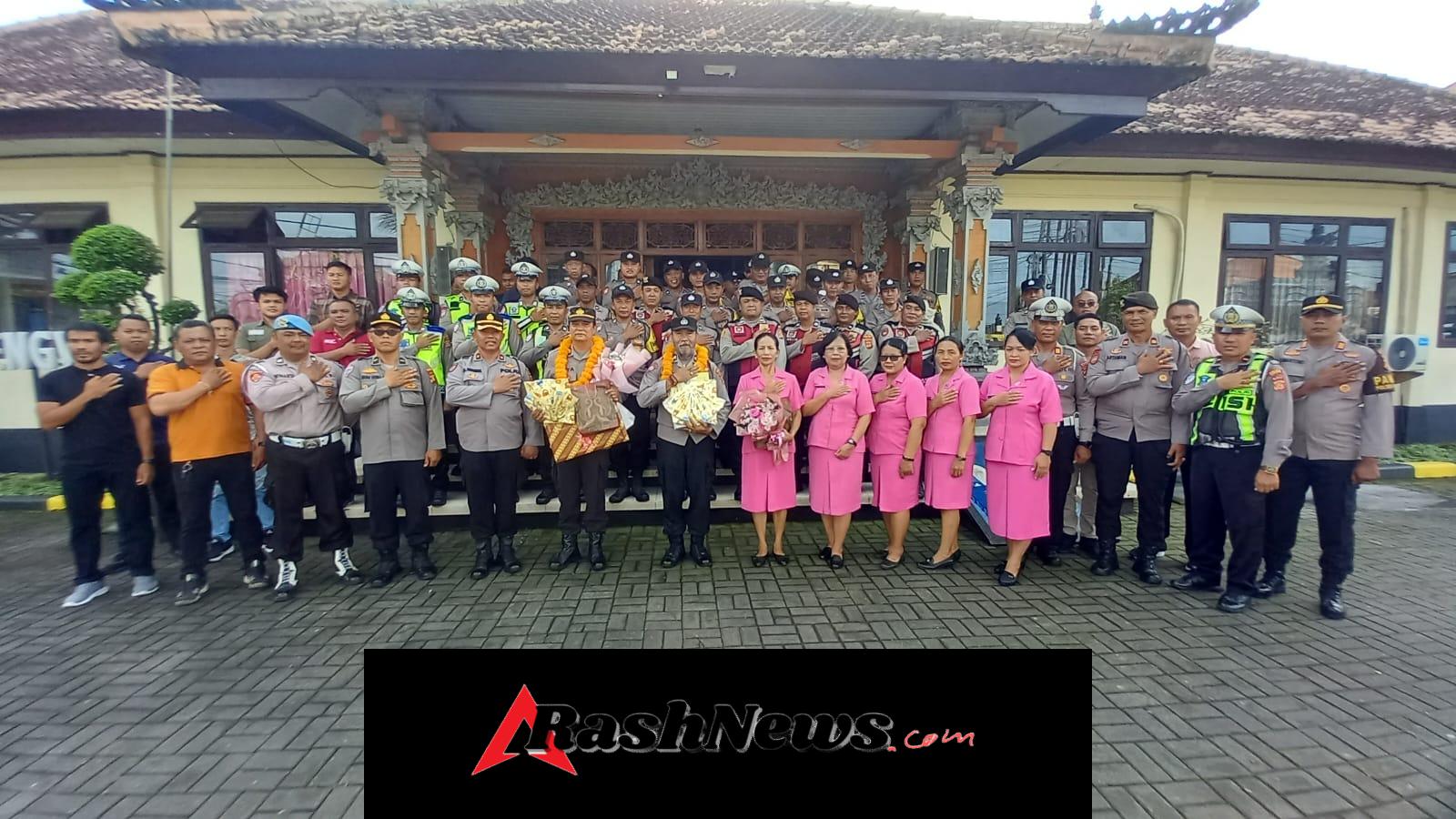 Kapolsek Mengwi Lepas Personel MPP dan Purna Bakti