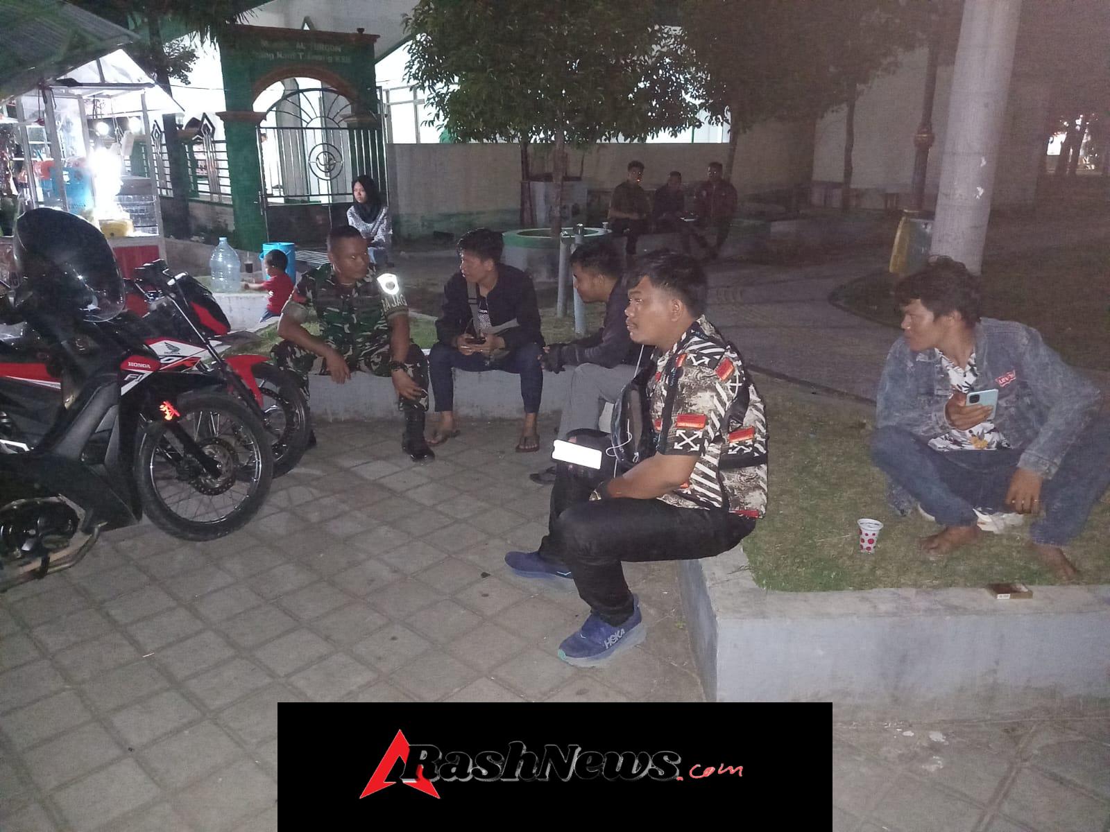 Patroli Malam Koramil 1628-01/Taliwang, Warga Diimbau Tertib Berlalu Lintas