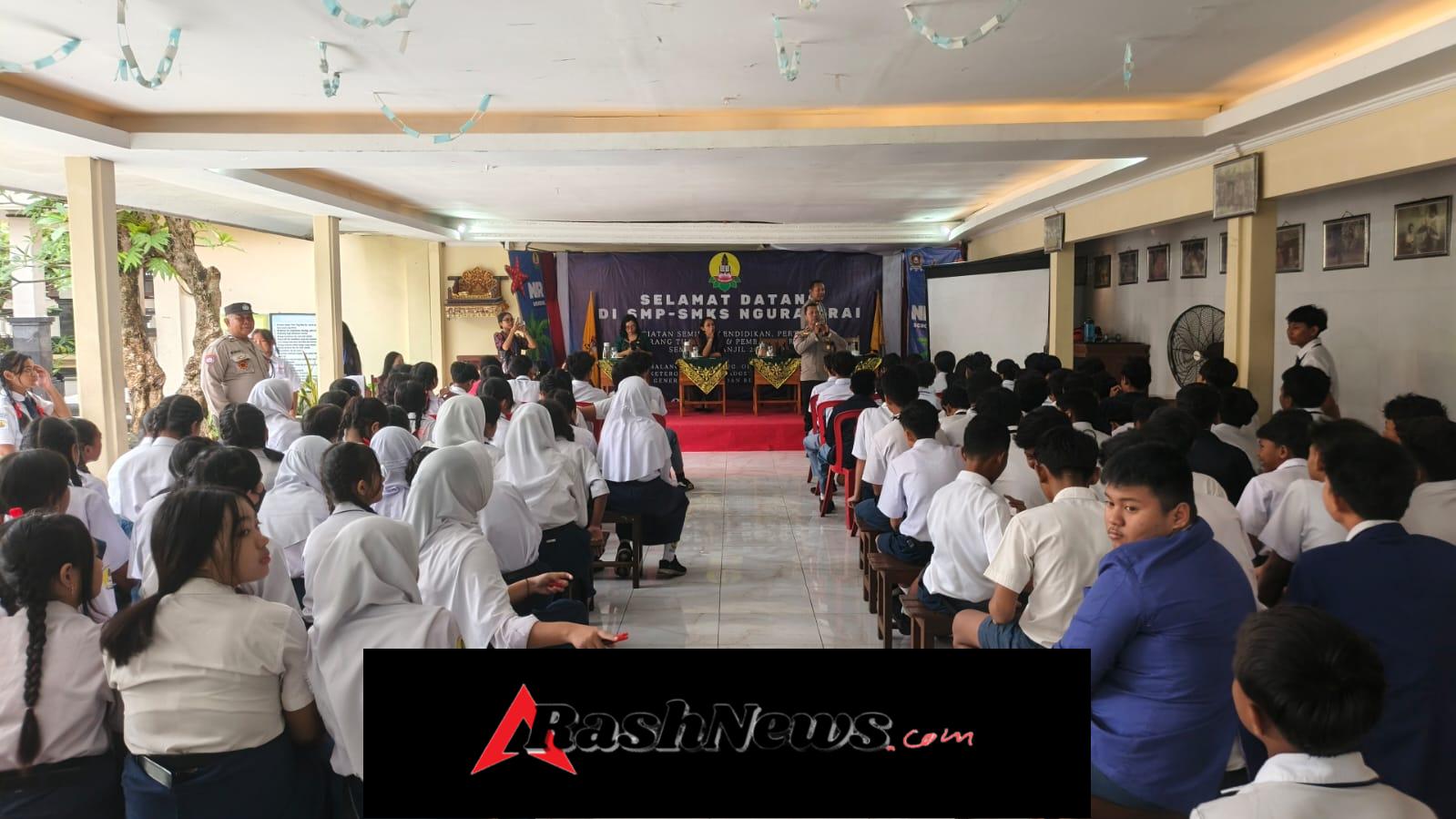 Polsek Kuta Utara Jumat Curhat Tekankan Pencegahan Bullying Dan Tertib Berlalu Lintas