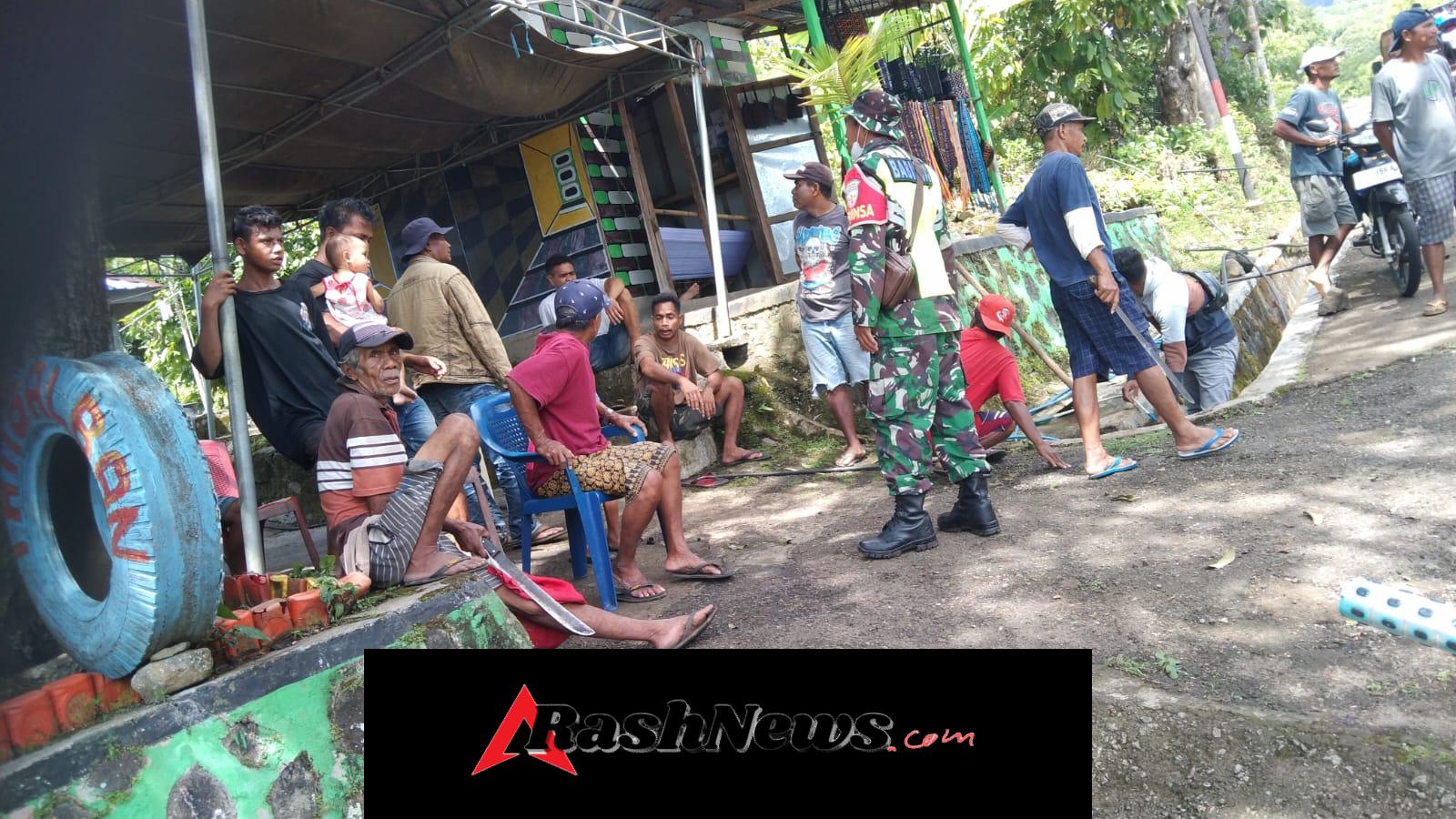 Dekat dengan Rakyat, Babinsa Wolowaru Jaga Keamanan Desa Wolosambi