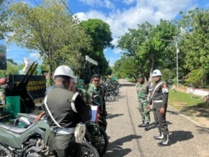 Kodim 1601/Sumba Timur Gelar Pemeriksaan Kendaraan untuk Tingkatkan Kesadaran Berlalu Lintas