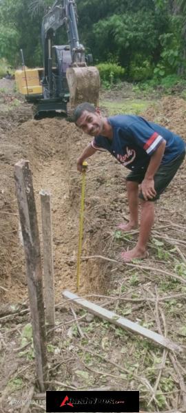 Monitoring Wilayah, Pekerjaan KDKMP Desa Lakamola Berjalan Aman dan Lancar