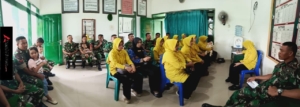 Perkuat Mental dan Keluarga Prajurit, Koramil 1614-03/Huu Gelar Pembinaan Bintal