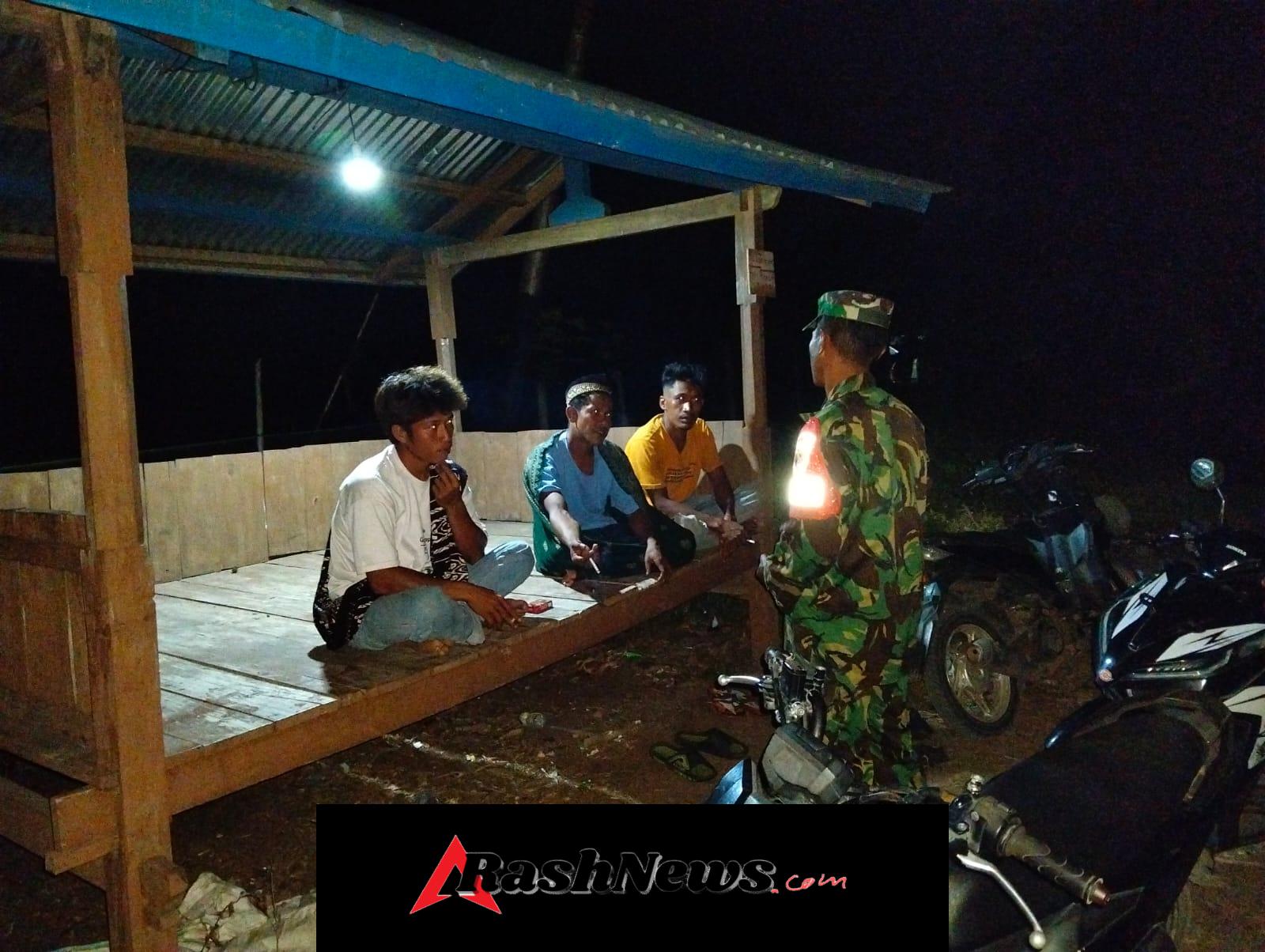 Sinergi Babinsa dan Warga Jaga Kamtibmas di Dusun Punie