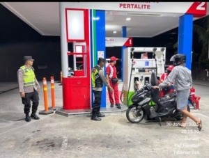 Cegah terjadinya Kriminalitas pada malam hari, Polsek Penebel laksanakan Patroli Blue Light