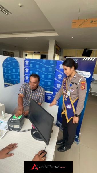 Polantas Menyapa, Pelayanan Humanis di Satpas Polresta Denpasar.