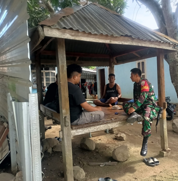 Sertu Syafrudin Laksanakan Komsos untuk Perkuat Kekompakan Warga