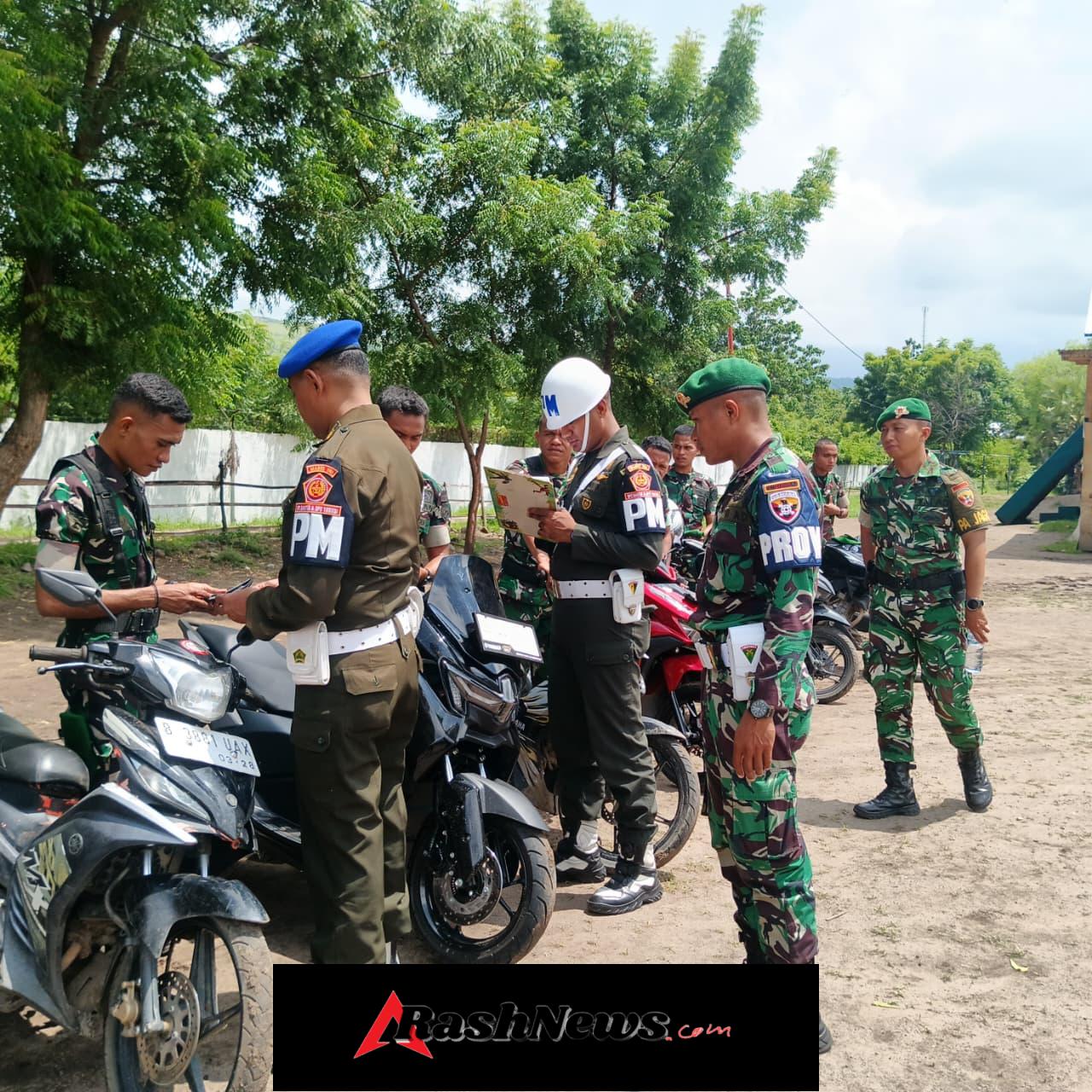 Yonif TP 834/WM Gandeng Sub Denpom IX-1-1/Ende Tingkatkan Deteksi Dini Pelanggaran melalui Sosialisasi