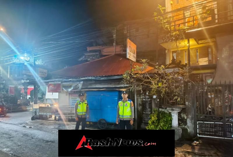 Blue Light Patrol Jaga Harkamtibmas, Polsek Pupuan Pastikan Wilayah Tetap Kondusif di Jam Rawan