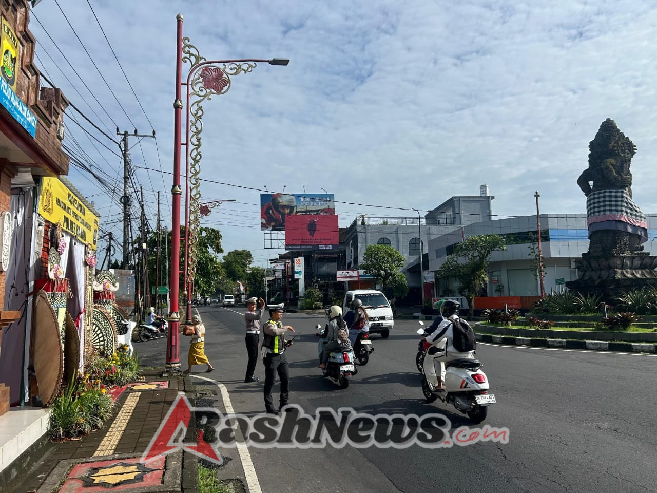 Satgas Kamsel Pastikan Keamanan dan Kelancaran Lalu Lintas Pasca Natal 2025 dan Tahun Baru 2026 di Kota Bangli
