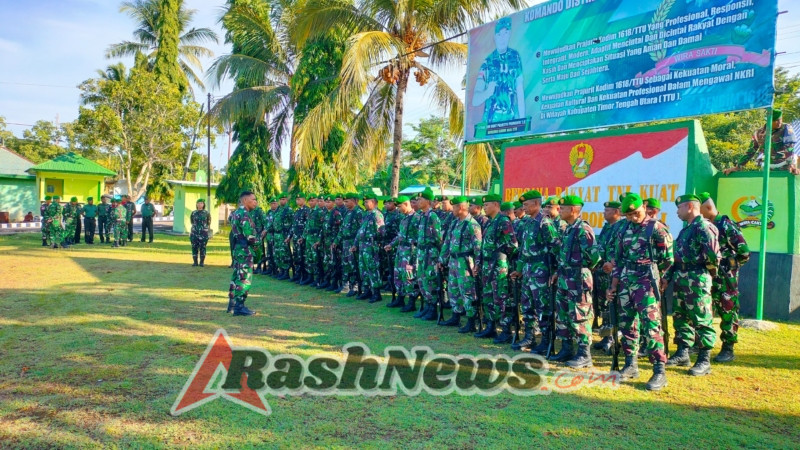 Pasi Intel Kodim 1618/TTU Tekankan Disiplin Prajurit