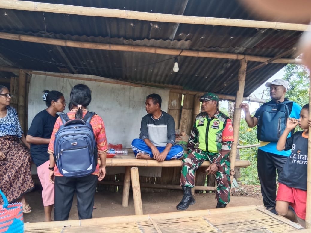 Situasi Aman dan Kondusif, Babinsa Pantau Keamanan Wilayah Desa Nida