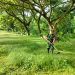 Peduli Lingkungan, Makodim 1618/TTU Bersihkan Area Sekitar Makodim