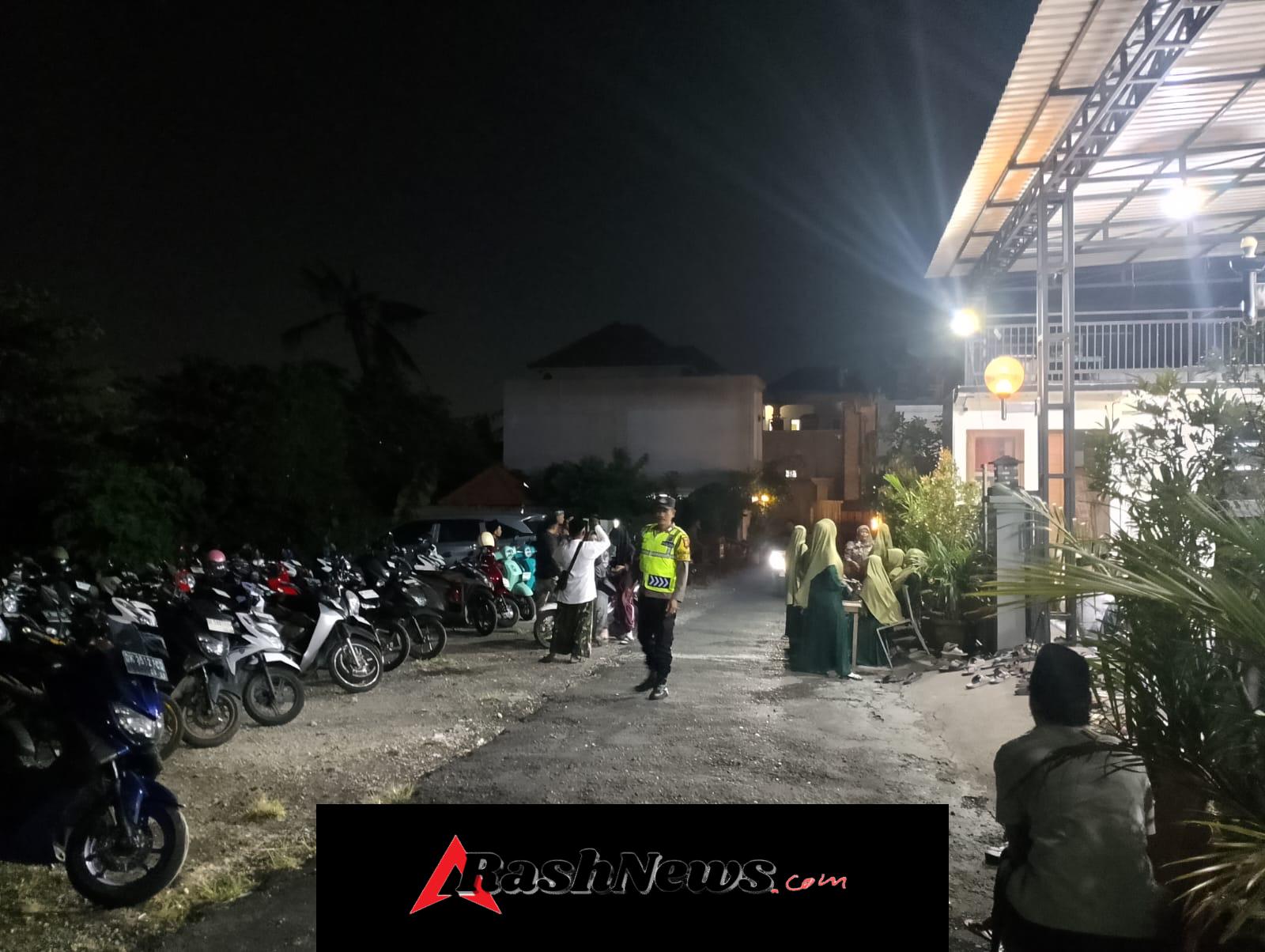 Bripka Made Ardana Bhabin Desa Dalung Amankan Peringatan Maulid Nabi