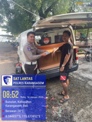 Sat Lantas Karangasem Berikan Pelayanan SAMSAT Keliling