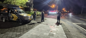UKL Polsek Mengwi Atensi Kejahatan Jalanan dan Susuri Jalur Balapan Liar