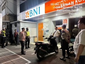 Blue Light Patrol Dini Hari, Polres Tabanan Persempit Ruang Gerak Pelaku Kejahatan 3C