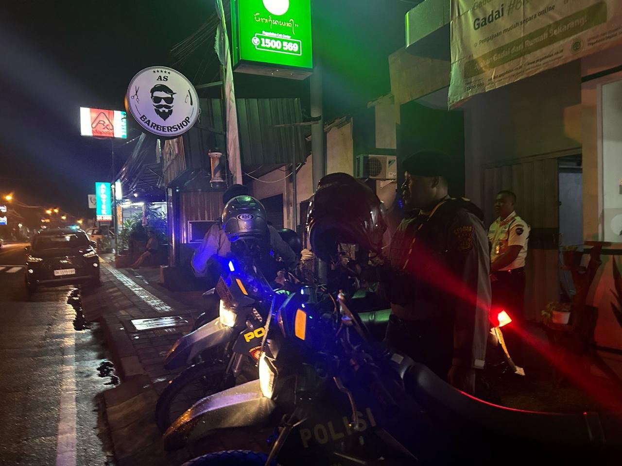 Patroli Dialogis ke Kantor Pegadaian, Unit Raimas Sampaikan Imbauan Kamtibmas