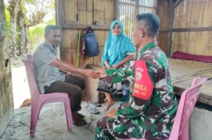 Monitoring Wilayah Berjalan Aman, Babinsa Pastikan Situasi Kondusif di Aesesa 🇲🇨