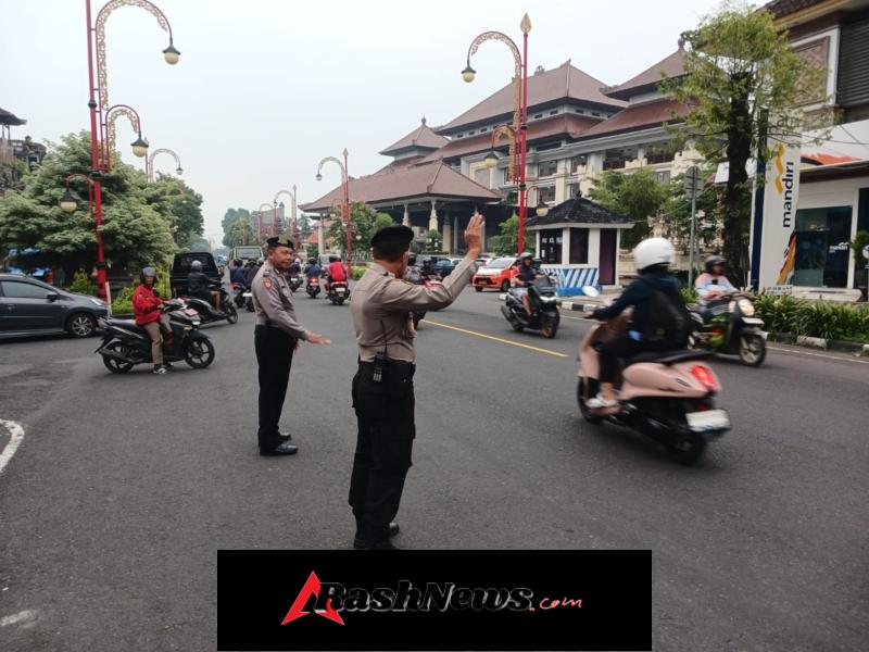 Polres Gianyar Laksanakan Pengaturan Pagi, Wujudkan Pelayanan Prima kepada Masyarakat