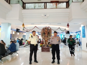 Patroli Dialogis Unit Wisata Sat Pamobvit Polresta Denpasar Jaga Keamanan Hotel di Kawasan Kuta