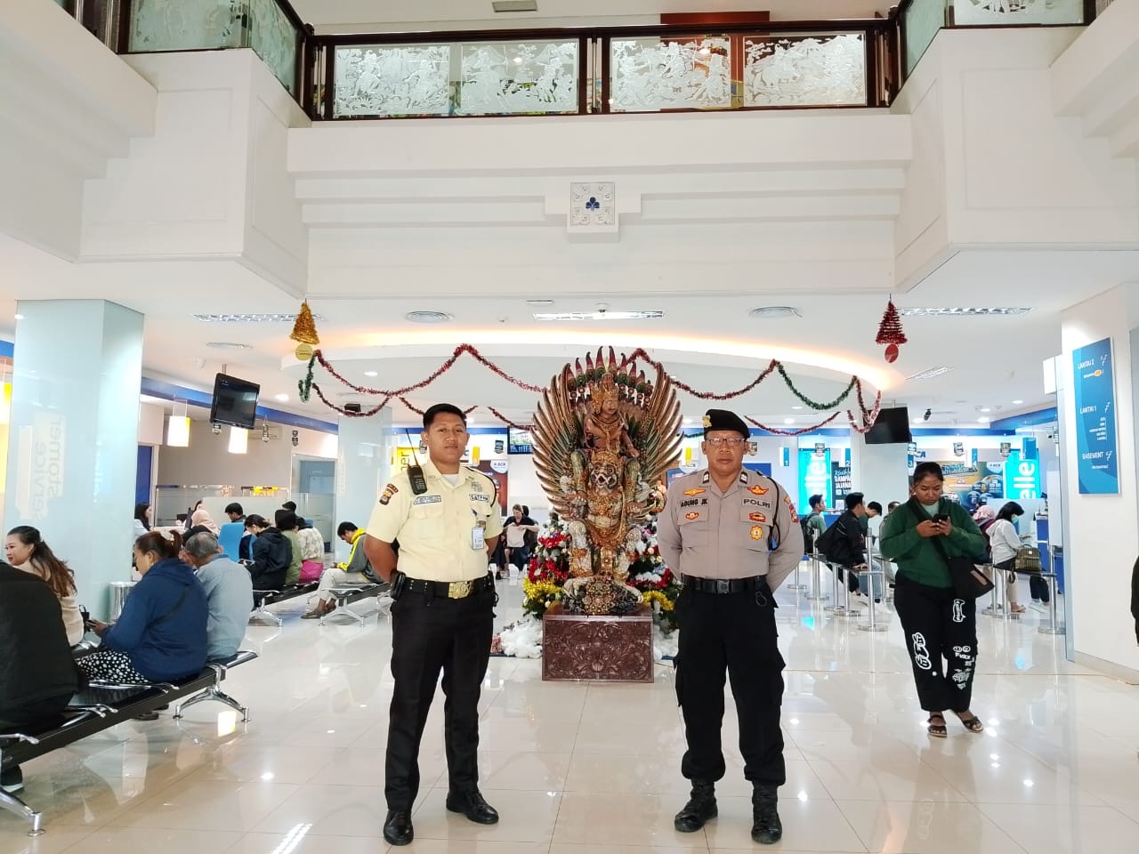 Patroli Dialogis Unit Wisata Sat Pamobvit Polresta Denpasar Jaga Keamanan Hotel di Kawasan Kuta