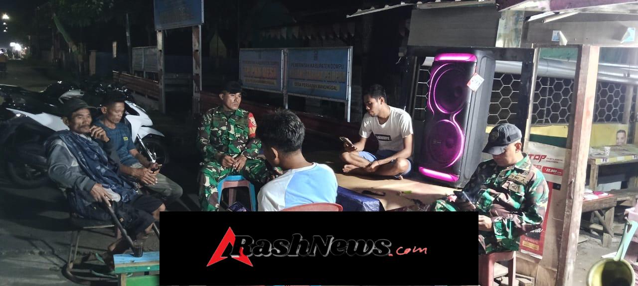 Sertu Rusman Ajak Warga Dusun Sanggopa Sante Tingkatkan Keamanan Lingkungan