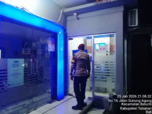 Patroli Malam Polsek Baturiti Sisir Wilayah, Ciptakan Rasa Aman bagi Masyarakat