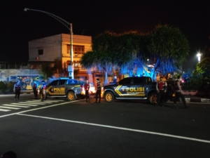 Sat Samapta Polresta Denpasar Patroli Atensi Malam Minggu, Situasi Wilkum Kondusif