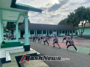 Jaga Kesiapsiagaan Prajurit, Kodim 1602/Ende Gelar Latihan Bela Diri Militer