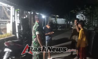 Ciptakan Wilayah Kondusif, Koramil 1628-05/Jereweh Intensifkan Patroli Malam