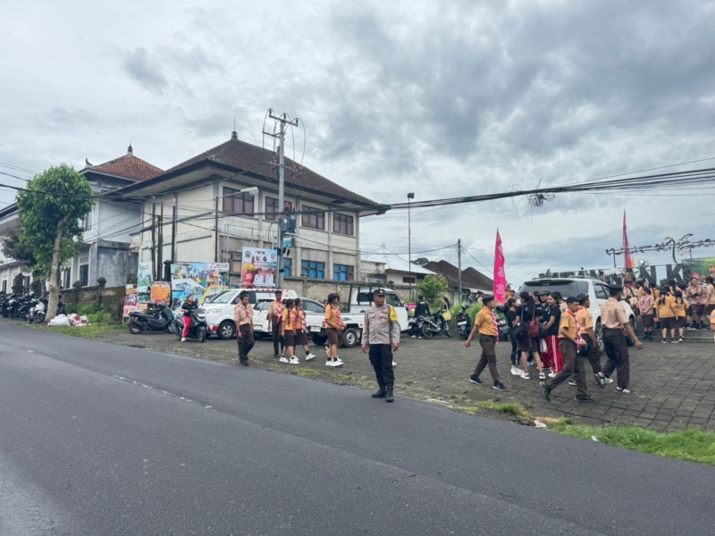 Pramuka Bhayangkara Bangli Tunjukkan Kreativitas dan Disiplin melalui Lokabara 2026