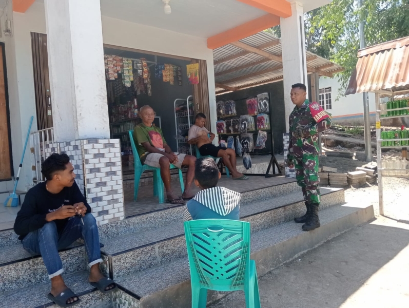 Babinsa dan Warga Bersatu, Ciptakan Lingkungan Aman dan Tertib