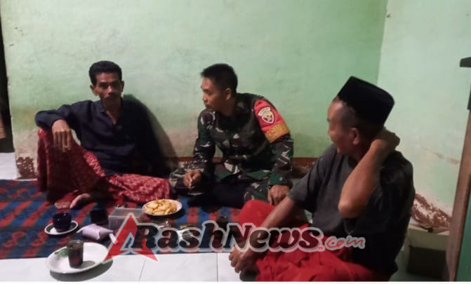 ‎Babinsa Kalijaga Aktif Patroli Humanis, Perkuat Kesadaran Kesehatan dan Keamanan